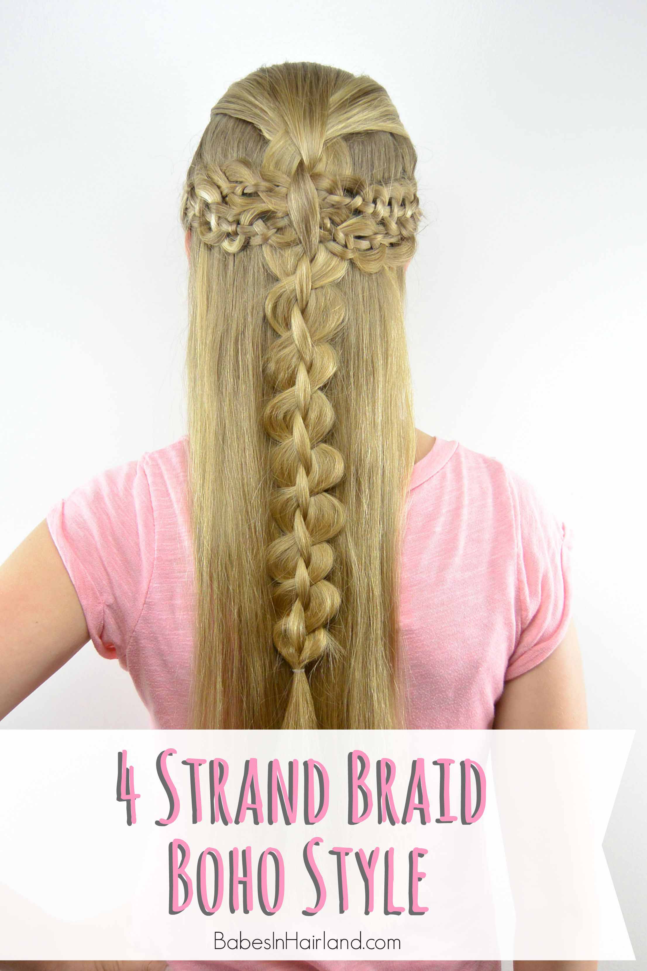 Boho Crown-Braided Hair (Blonde)