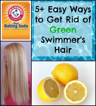 5 Easy Ways to Get Rid of Green Swimmer's Hair from BabesInHairland.com