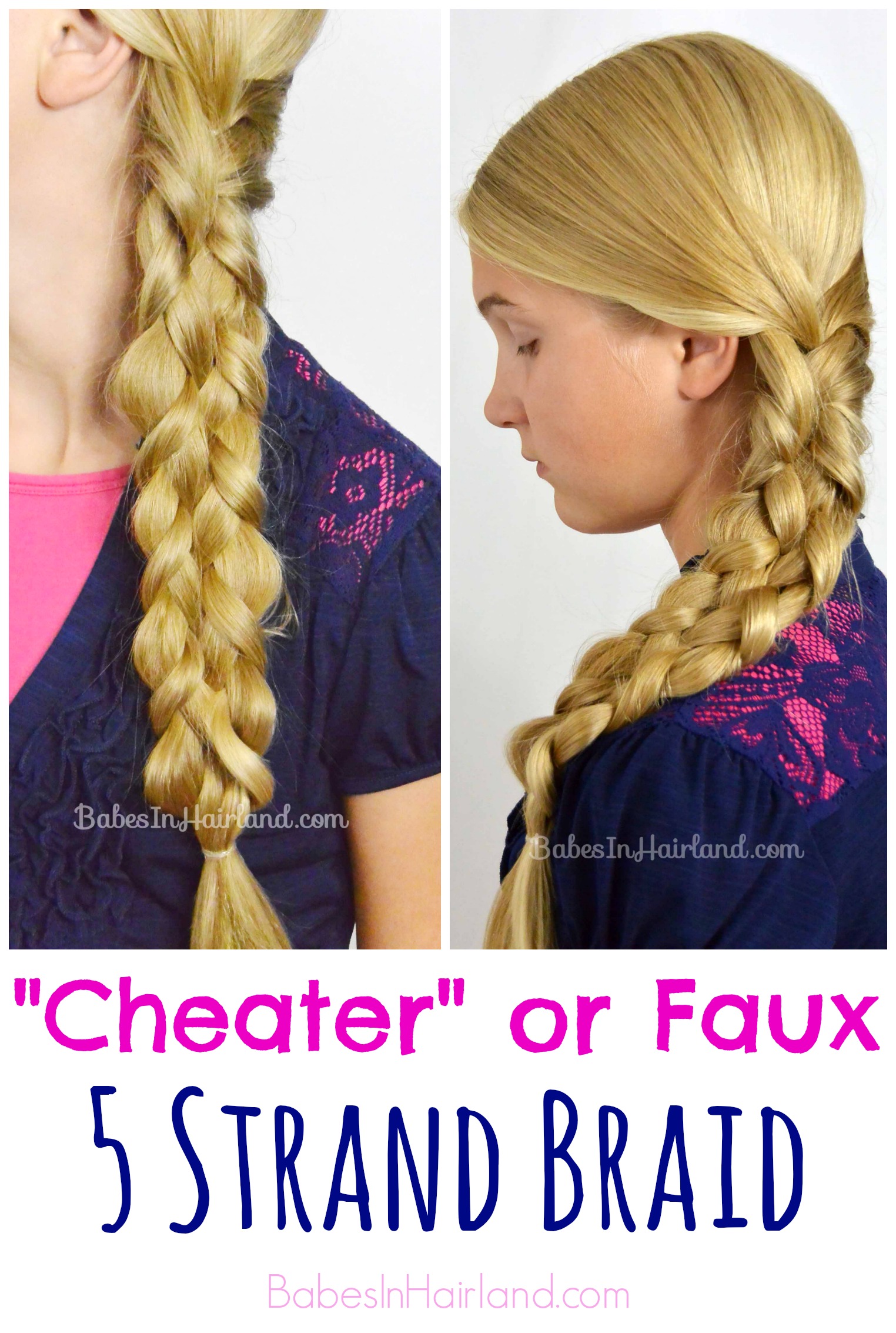 DIY 5-Strand French Braid - Step By Step Guide