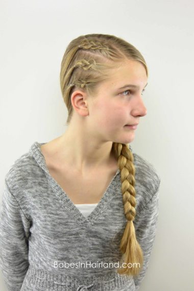 Easy & Edgy Braided Style for Teens from BabesInHairland.com #braids #dutchbraid #hairstyle #hair #teen