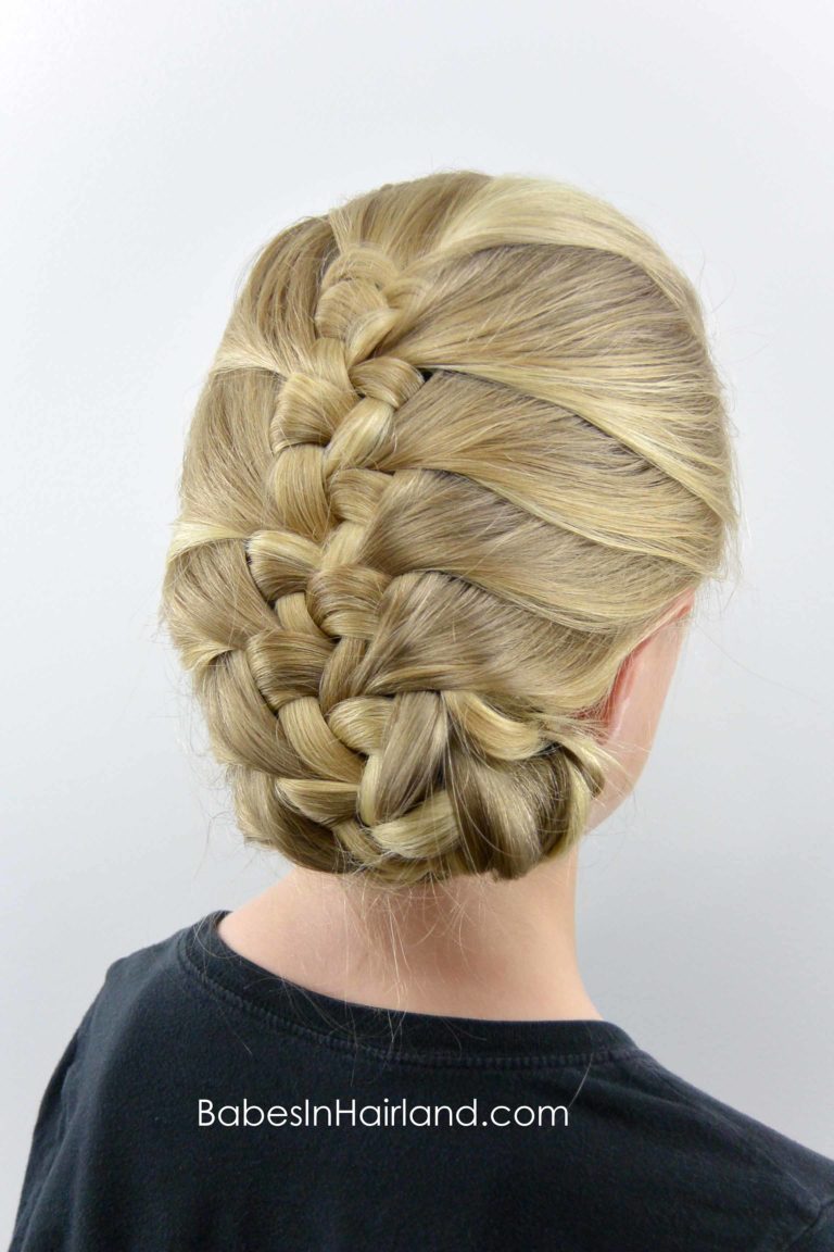 French Knotted Fishbone Braid from BabesInHairland.com #braid #fishbone #fishtail #knots #