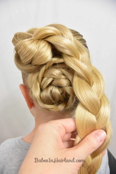 Easy Braided Updo from BabesInHairland.com