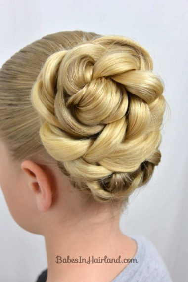 Easy Braided Updo from BabesInHairland.com