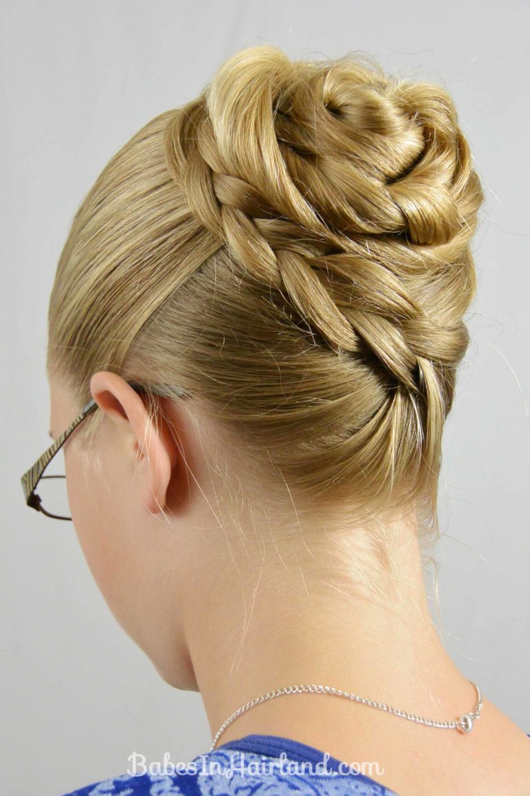 Swept Up Braided Bun from BabesInHairland com Babes In Hairland