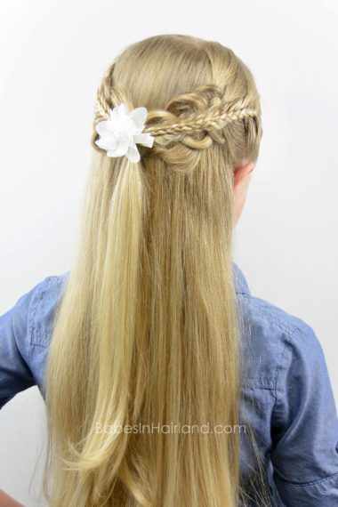 Triple Stacked Pullback from BabesInHairland.com #braids #hair #hairstyle