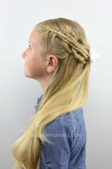 Triple Stacked Pullback from BabesInHairland.com #braids #hair #hairstyle