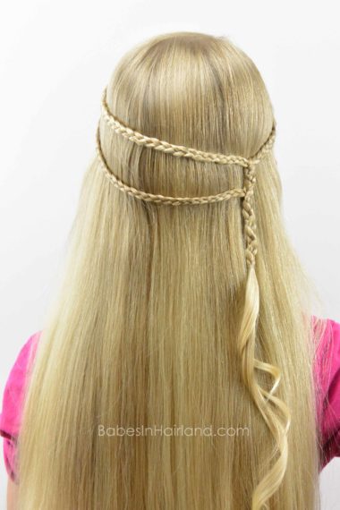 Micro Braid Pullback from BabesInHairland.com #microbraid #braids #hair #hairstyle