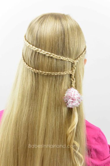 Micro Braid Pullback from BabesInHairland.com #microbraid #braids #hair #hairstyle