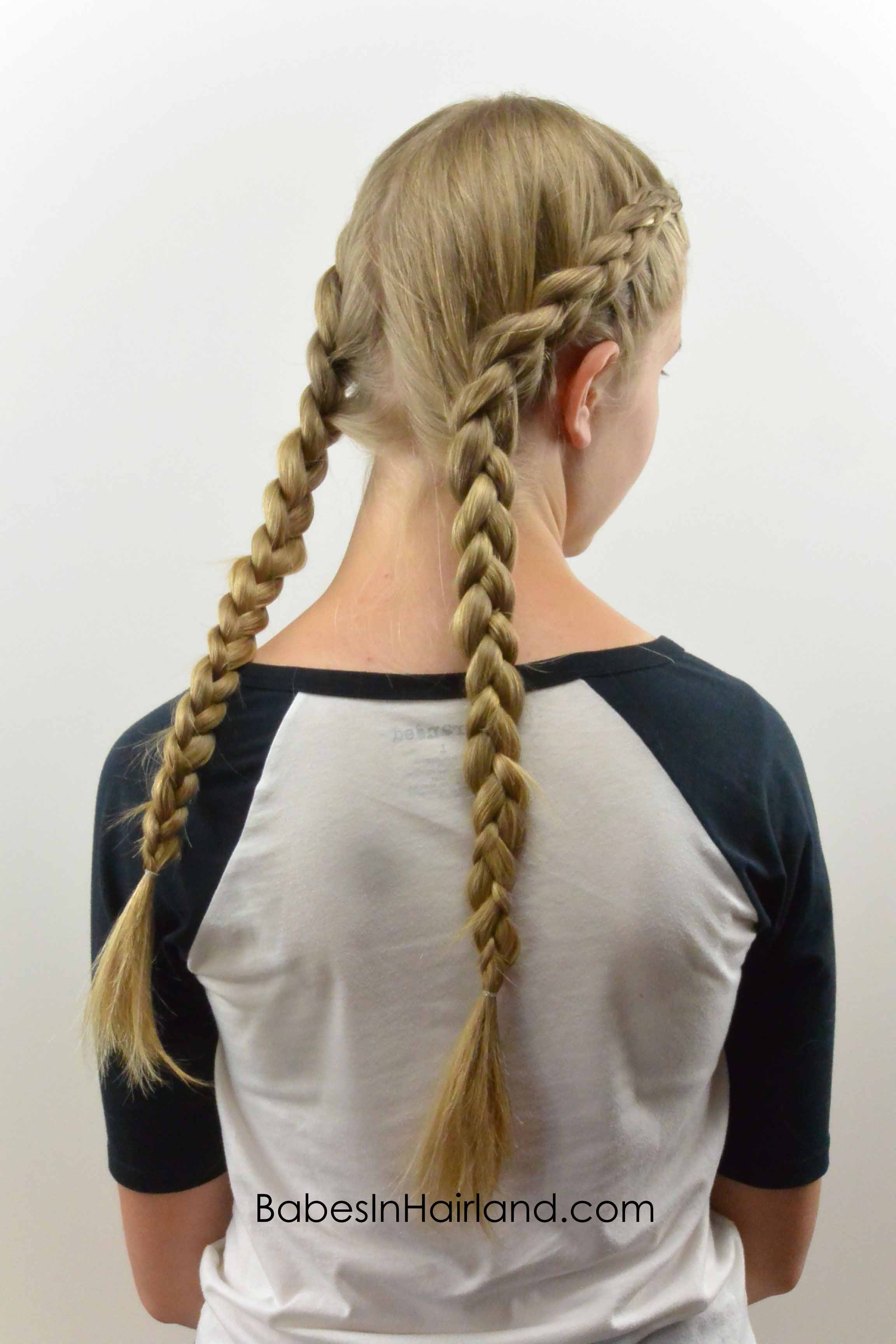 How to: Tight Dutch Braids on Yourself - Babes In Hairland