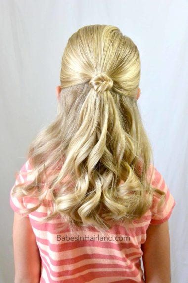 Knot Topped Ponytail from BabesInHairland.com