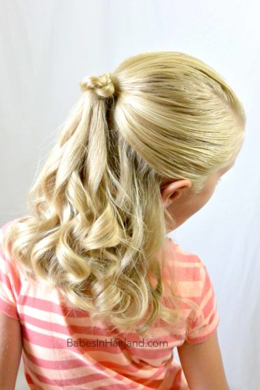 Knot Topped Ponytail from BabesInHairland.com