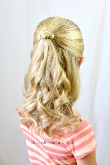 Knot Topped Ponytail from BabesInHairland.com