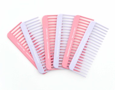 Pink & Purple BabesInHairland.com Wide Tooth Combs
