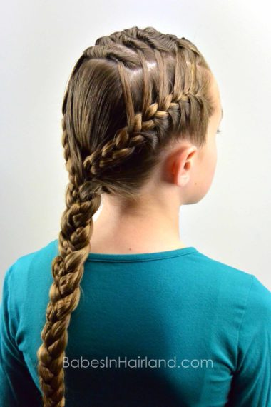 Knots and Braids from BabesInHairland.com #hair #braids #frenchbraids #knots