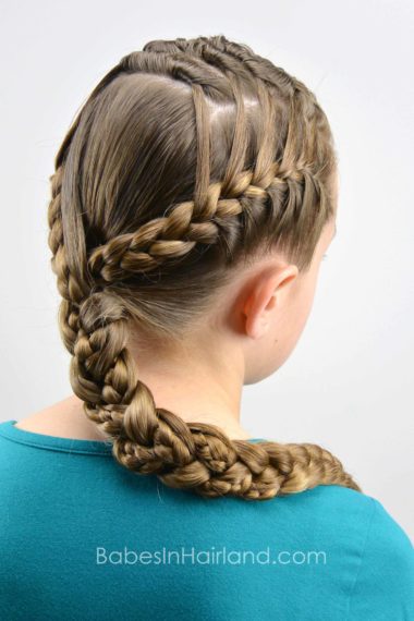 Knots and Braids from BabesInHairland.com #hair #braids #frenchbraids #knots