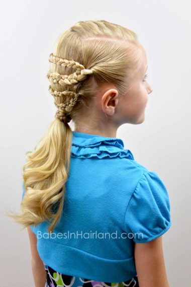 Snaking Nested Braids from BabesInHairland.com #braids #hair #ponytail #hairstyle