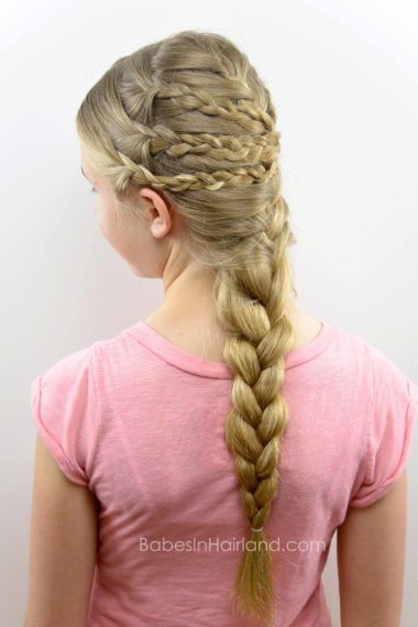 Triple Braided Boho Style from BabesInHairland.com #boho #braids #frenchbraid #hairstyle