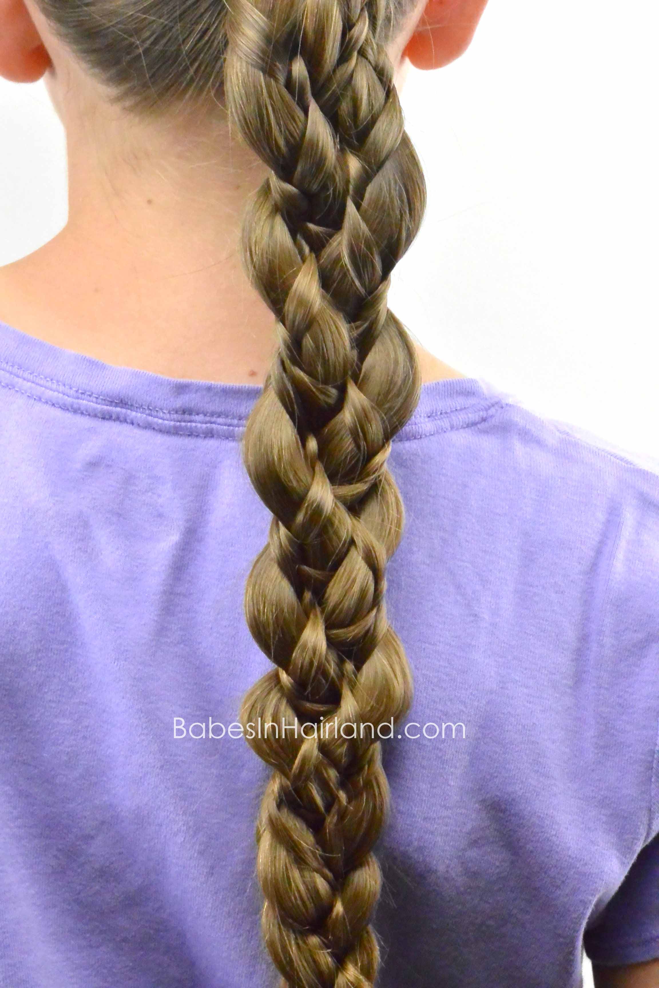 Easy Braided Hairstyle for Summer - Babes In Hairland