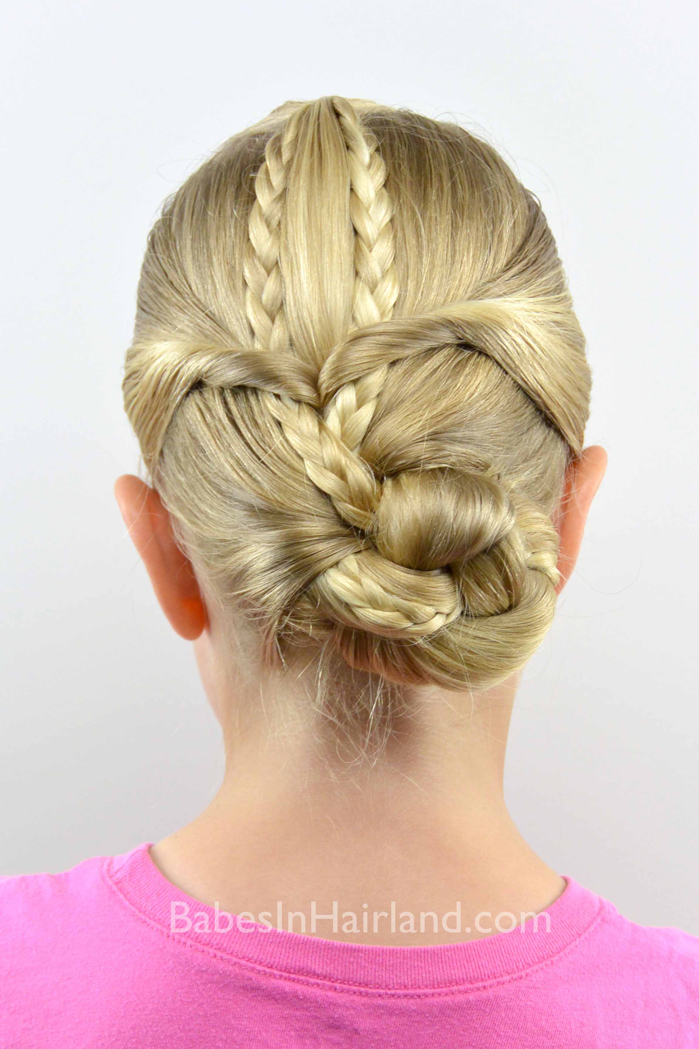 Easy Braided Updo Babes In Hairland