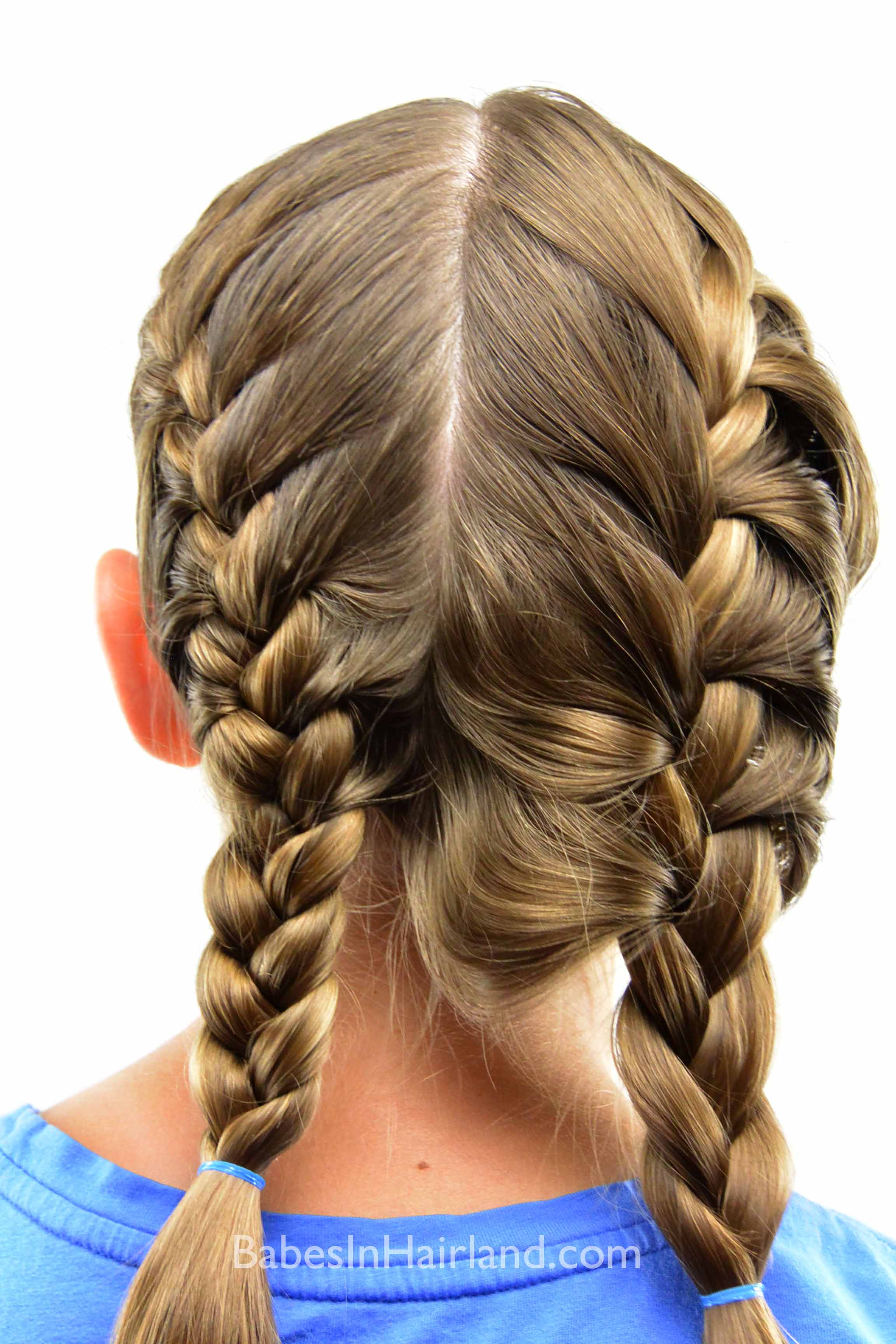 How to French Braid Toddler Hair 