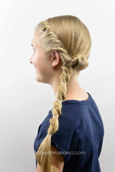 Spiral Staircase Ponytail from BabesInHairland.com #ponytail #hair #hairstyle