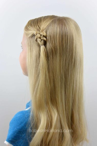 Knotted Fishbone Braid from BabesInHairland.com #fishbone #fishtail #braid #hair #hairstyle