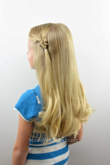 Knotted Fishbone Braid from BabesInHairland.com #fishbone #fishtail #braid #hair #hairstyle