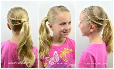 Double French Rope Twists from BabesInHairland.com #twists #ropebraid #ponytail #hairstyle