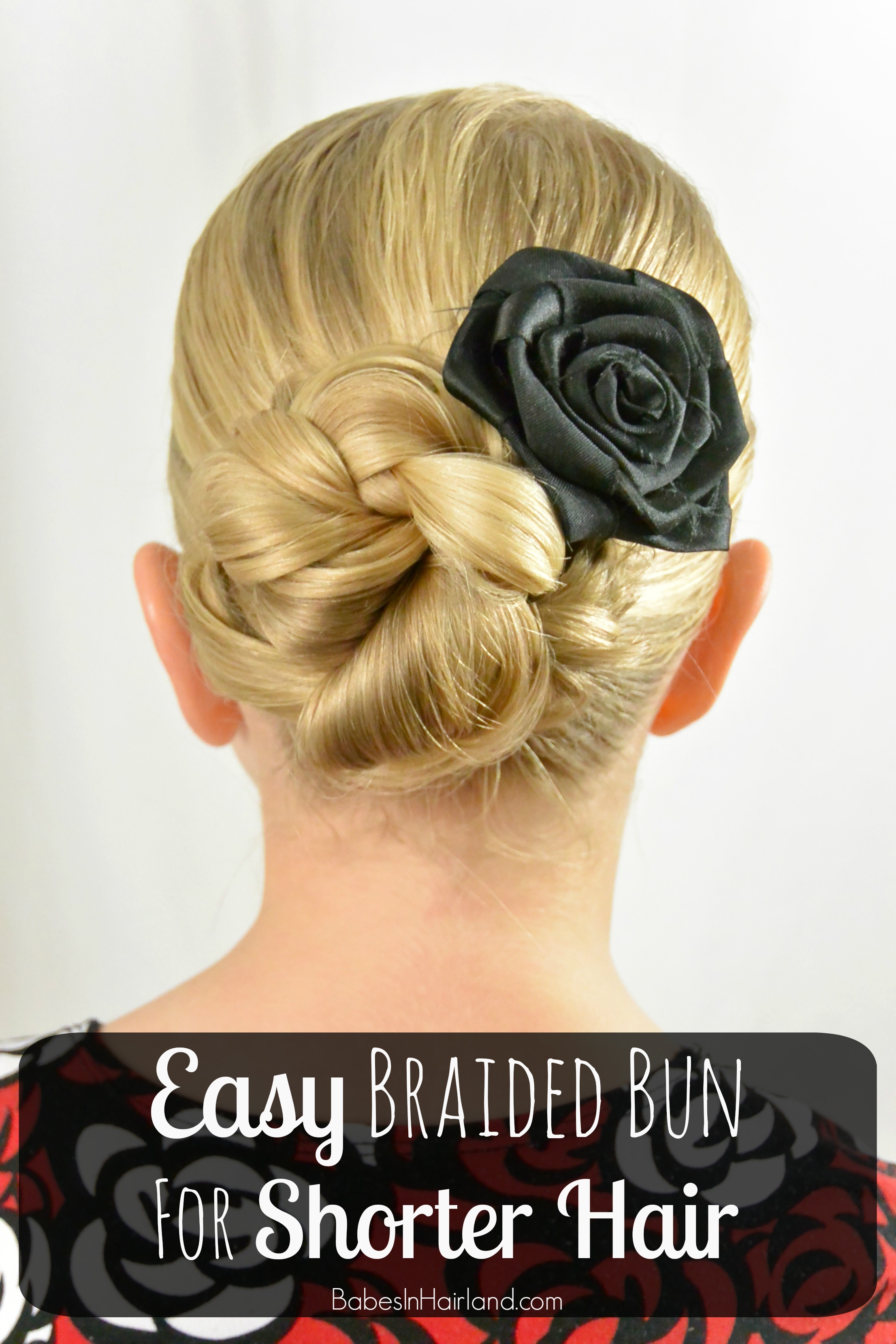 braided messy bun tutorial