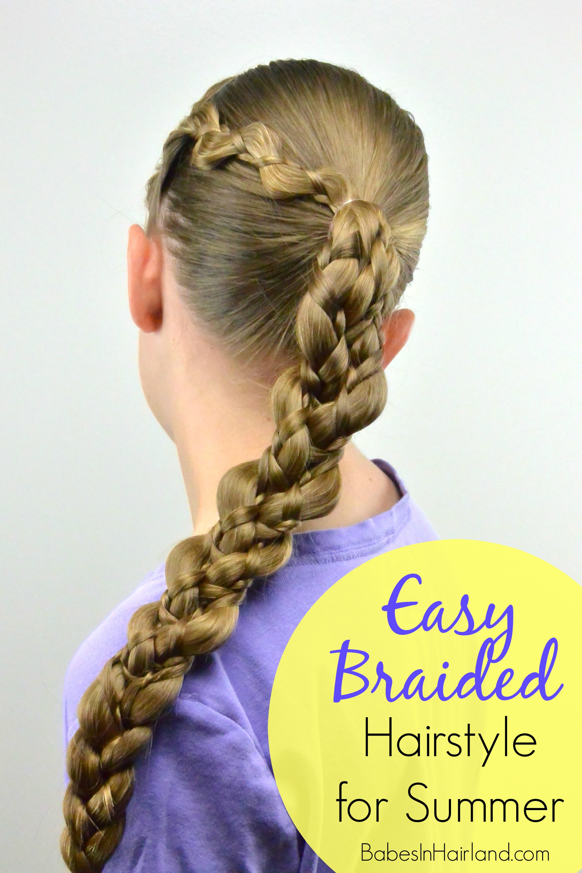 Easy Braided Hairstyle For Summer Babes In Hairland