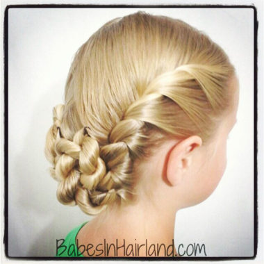 French Twisted Updo from BabesInHairland.com