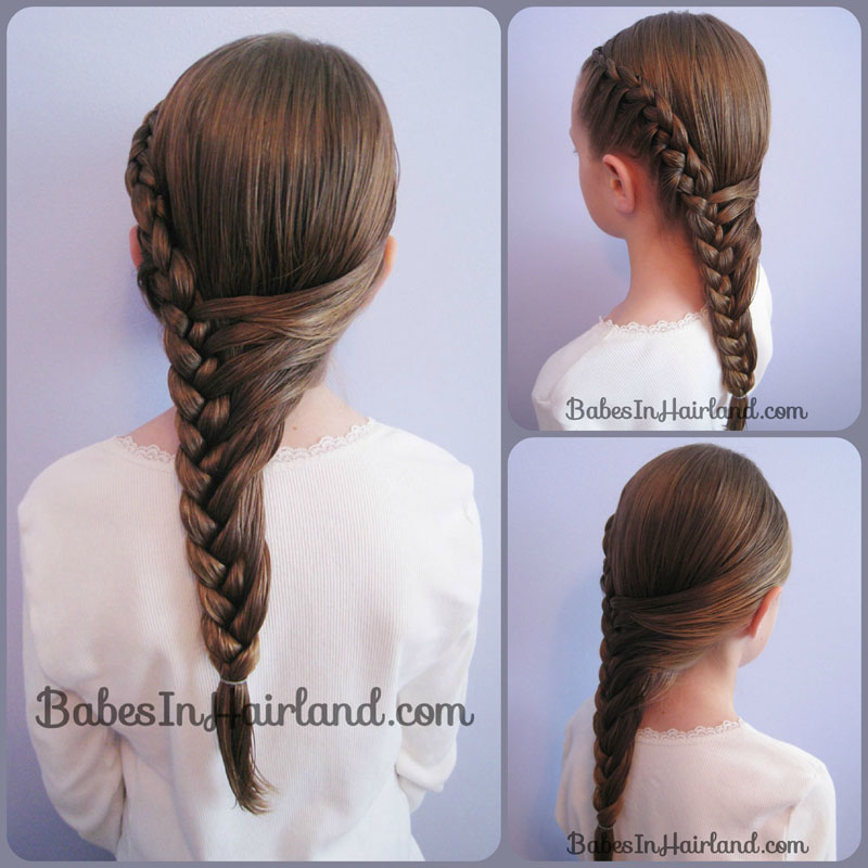Half French Braid Hairstyle - Babes In Hairland