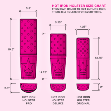 Hot Iron Holster Size Chart