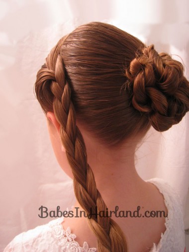 Braid & Knotted Bun Updo from BabesInHairland.com (12)