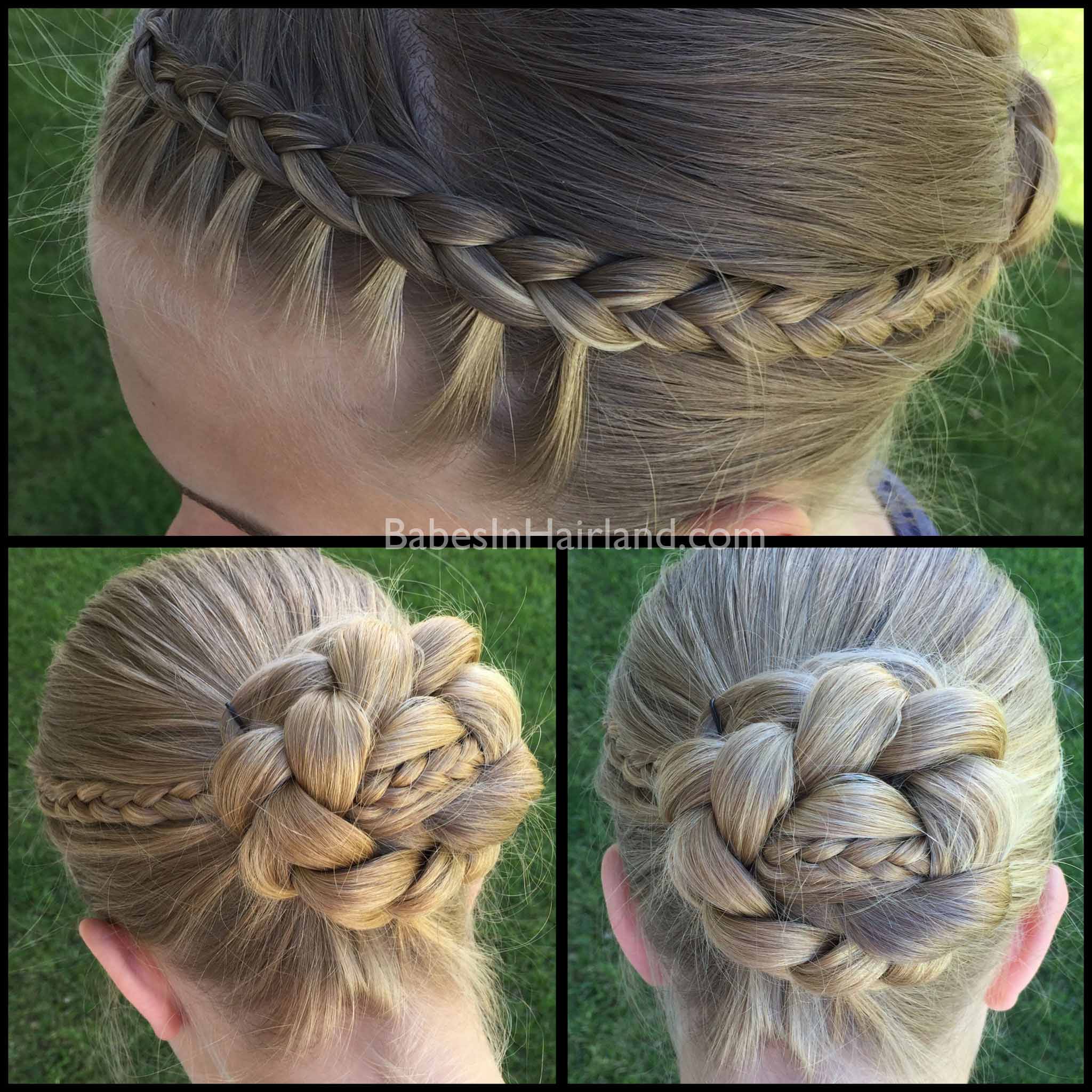 Micro Braid Striped Bun  Back-to-School Style - Babes In Hairland