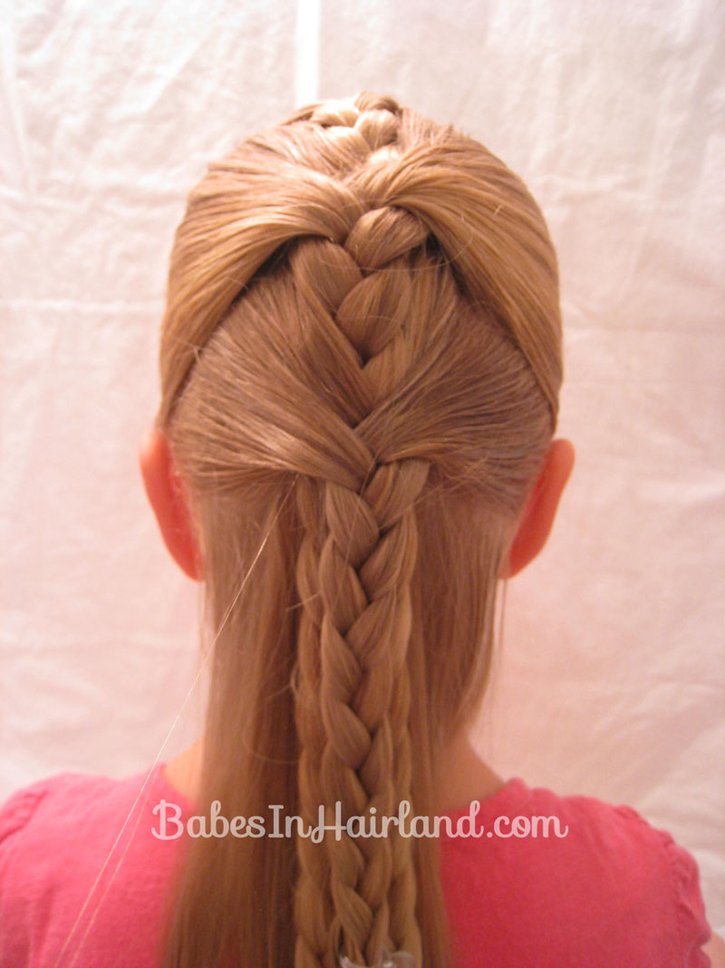 French Braid Cheat Hairstyle - Babes In Hairland