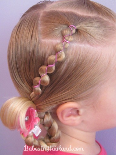 Rubber Band Wraps & Flipped Braids (1)