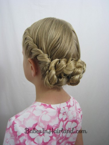 French Twisted Updo from BabesInHairland.com