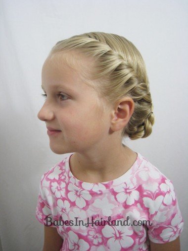 French Twisted Updo from BabesInHairland.com