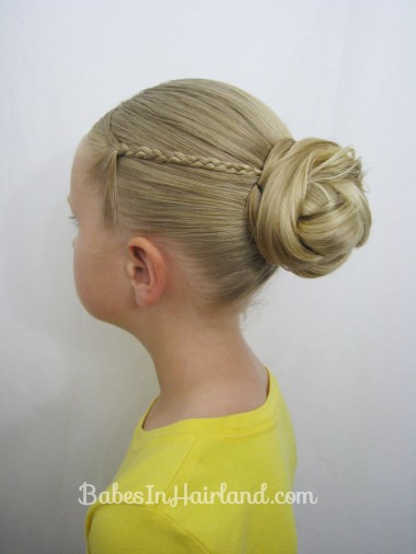 Knotted Bun & Micro Braids from BabesInHairland.com