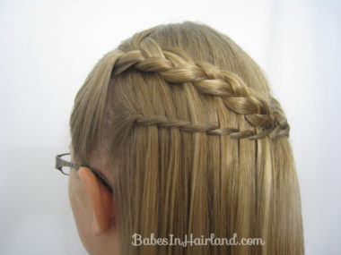 Feather Braid & Waterfall Twist from BabesInHairland.com