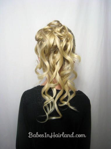 Cascading Feather Braided Updo from BabesInHairland.com
