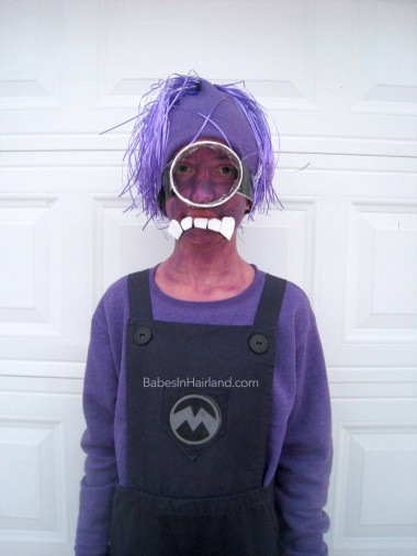 Evil Purple Minion Costume from BabesInHairland.com