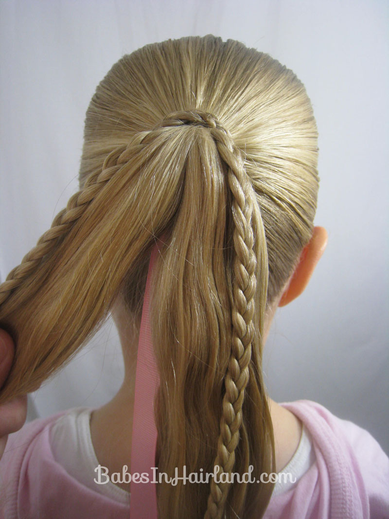 Braids and Ribbon Hairstyle - Babes In Hairland