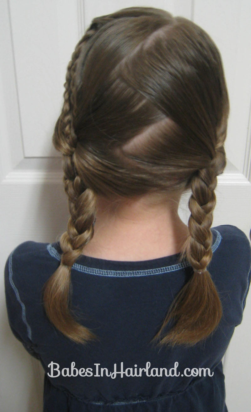 Double Braids into Pocahontas Braids - Babes In Hairland