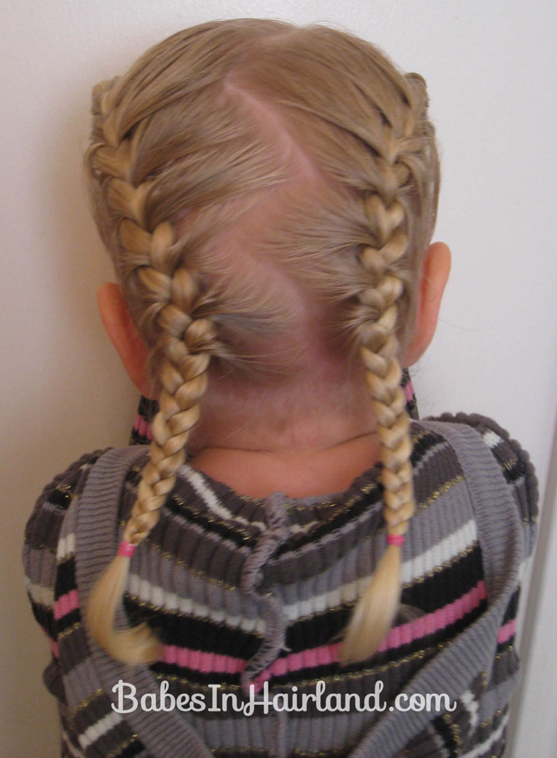 Toddler French Braids Babes In Hairland