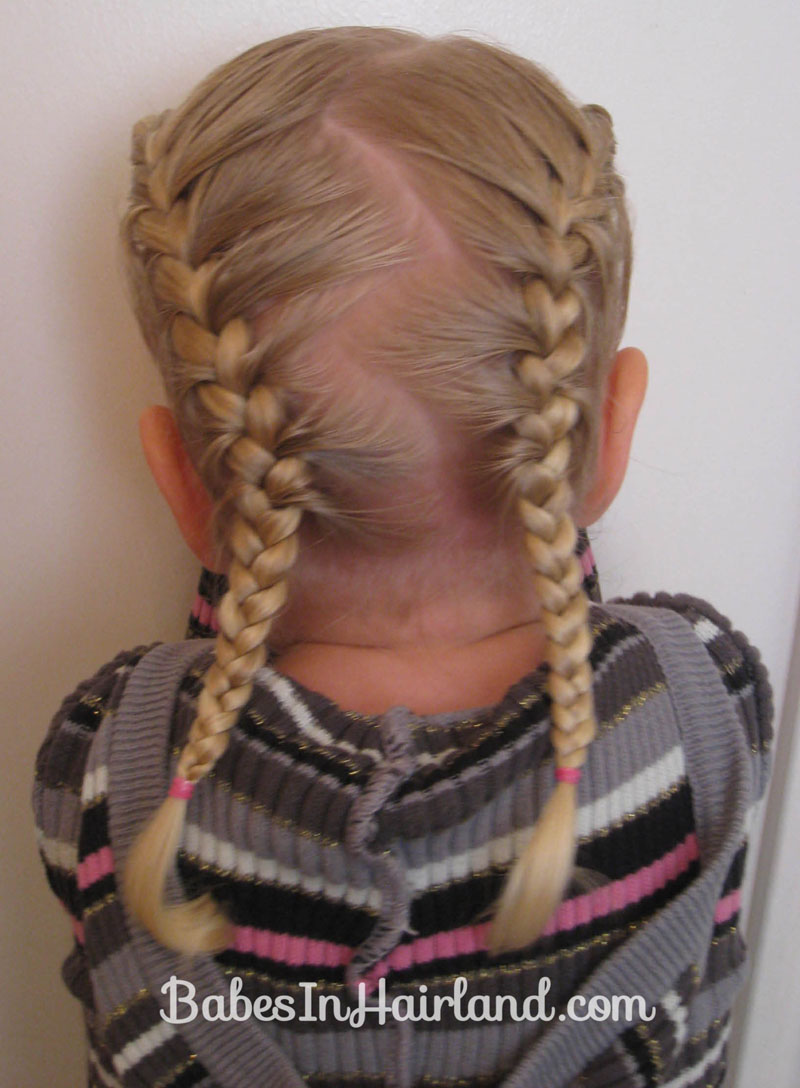 How to French Braid Toddler Hair 