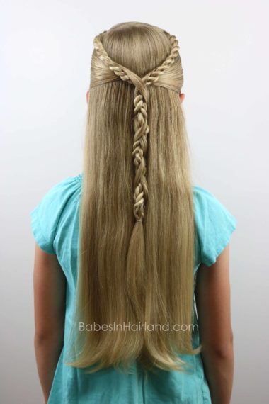 Rope Twist Hawser Braid Pullback from BabesInHairland.com #hair #hairstyle #ropetwists #hawsertwist