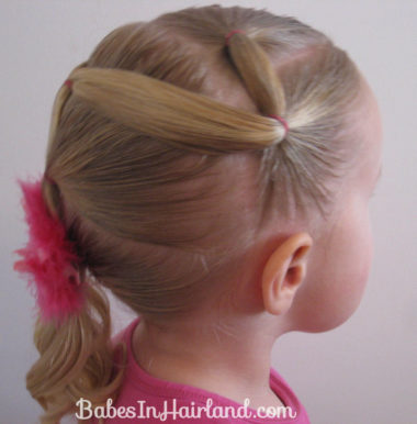 Toddler Version of Row of Fancy Ponytails (9)