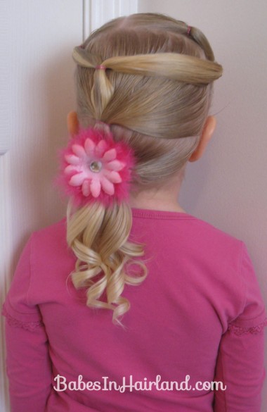 Toddler Version of Row of Fancy Ponytails (11)